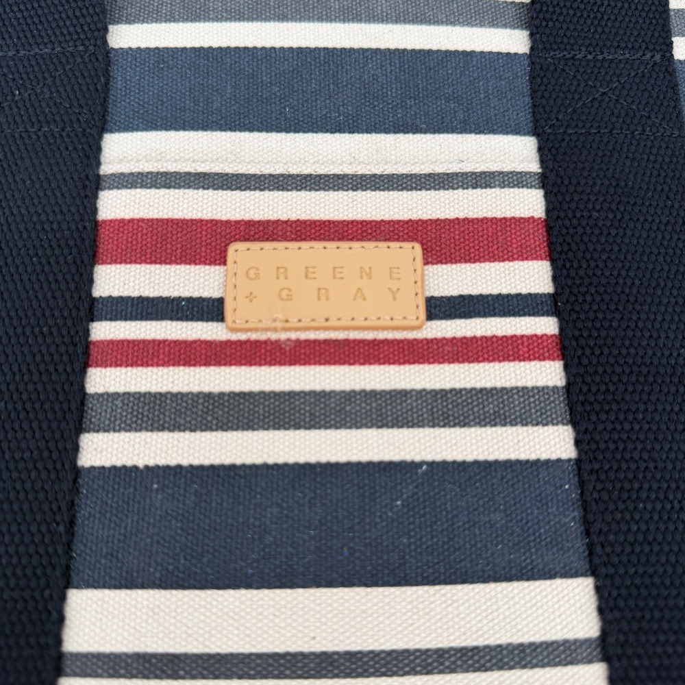 Greene & Gray Brand NWT Striped Laptop Sleeve Nautical Preppy Academic Thin - Picture 3 of 7